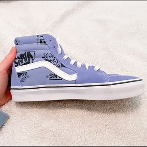 Vans SK8 Hi Logo Mix Lavender Lustre Women’s Size 8